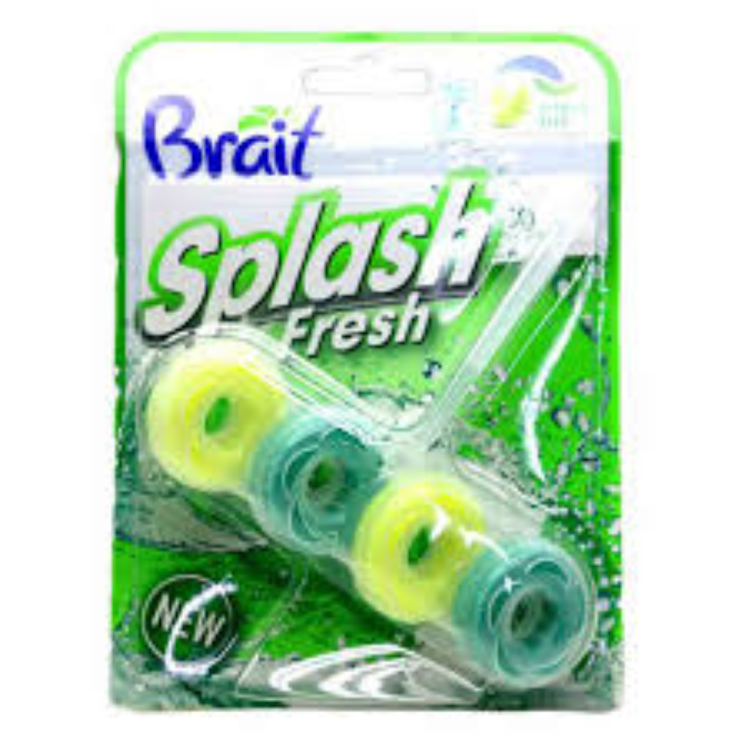 BRAIT TOILET RINGS SPLASH CITRUS FIZZ 40G